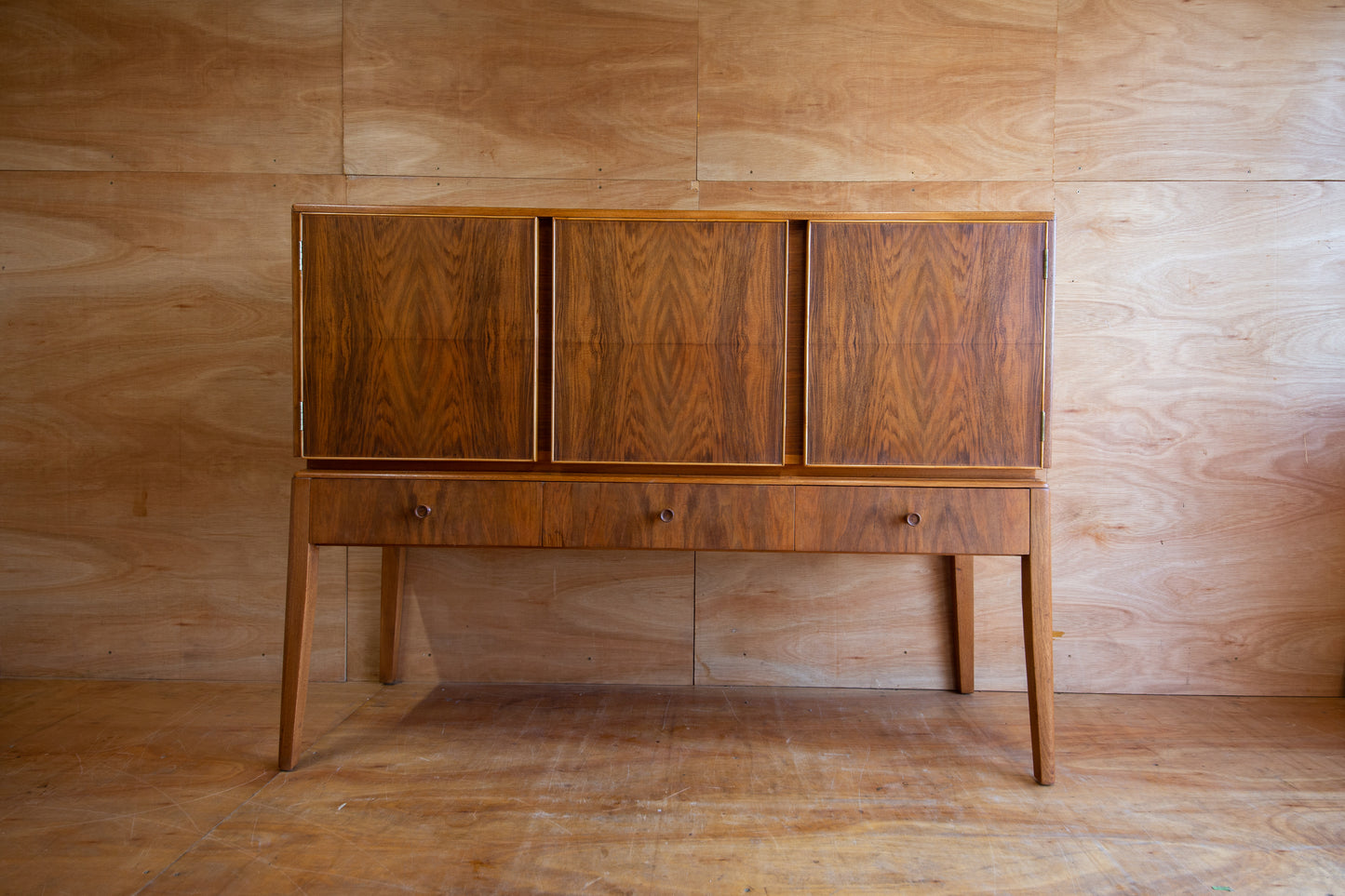 Mid Century Walnut Sideboard