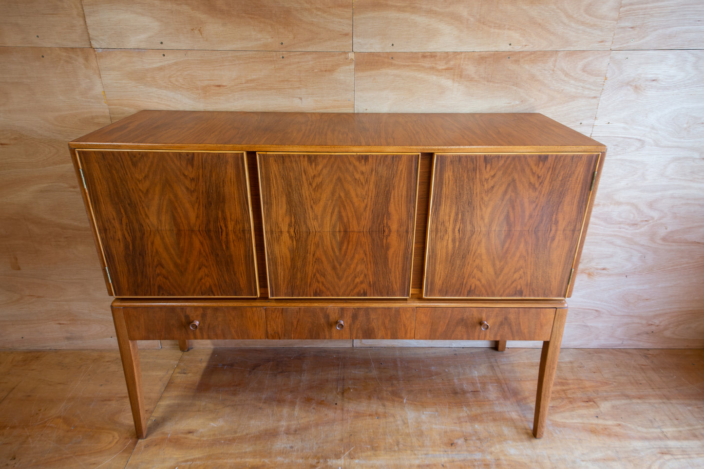 Mid Century Walnut Sideboard