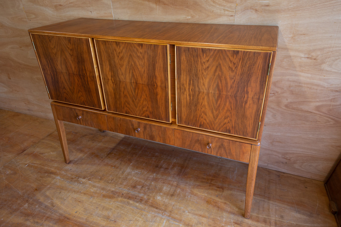 Mid Century Walnut Sideboard