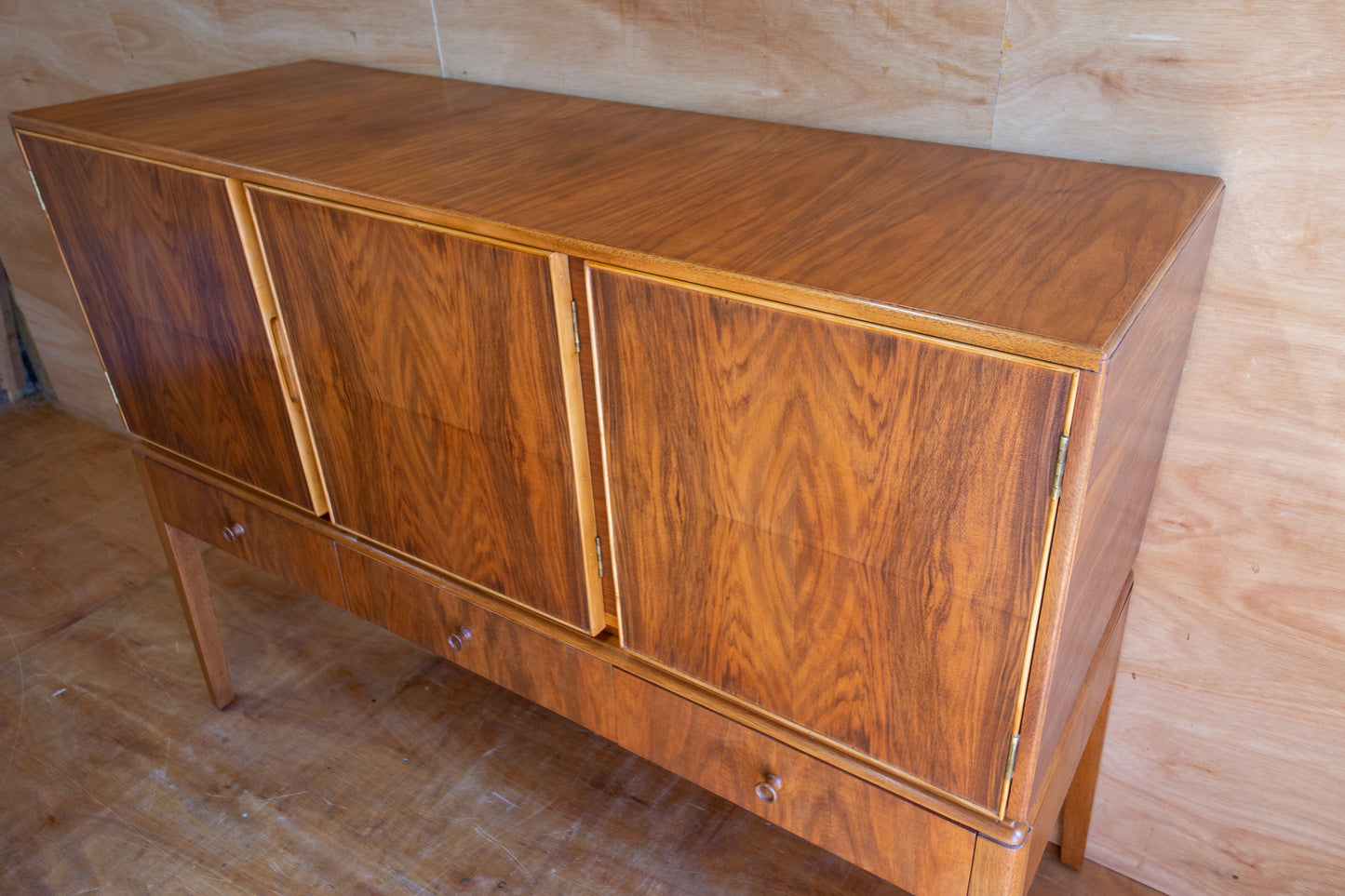 Mid Century Walnut Sideboard