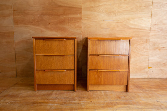 Vintage Danish Bedside Drawers