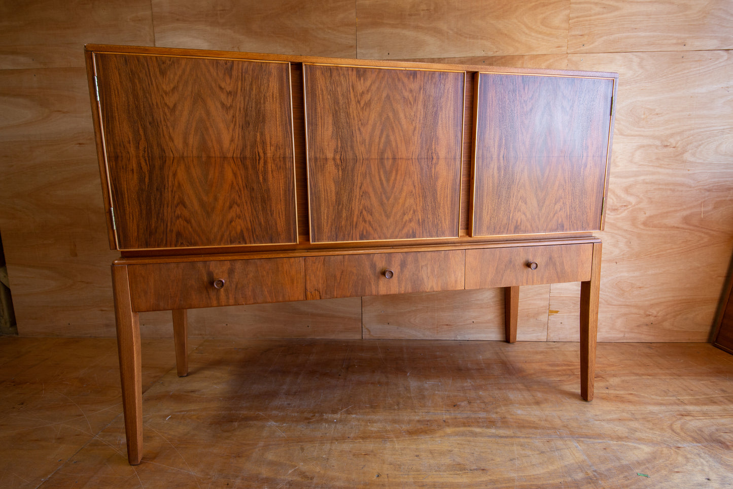 Mid Century Walnut Sideboard