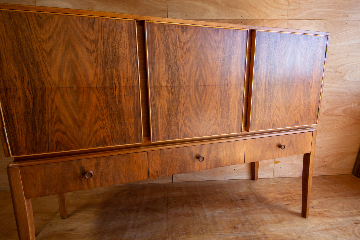 Mid Century Walnut Sideboard