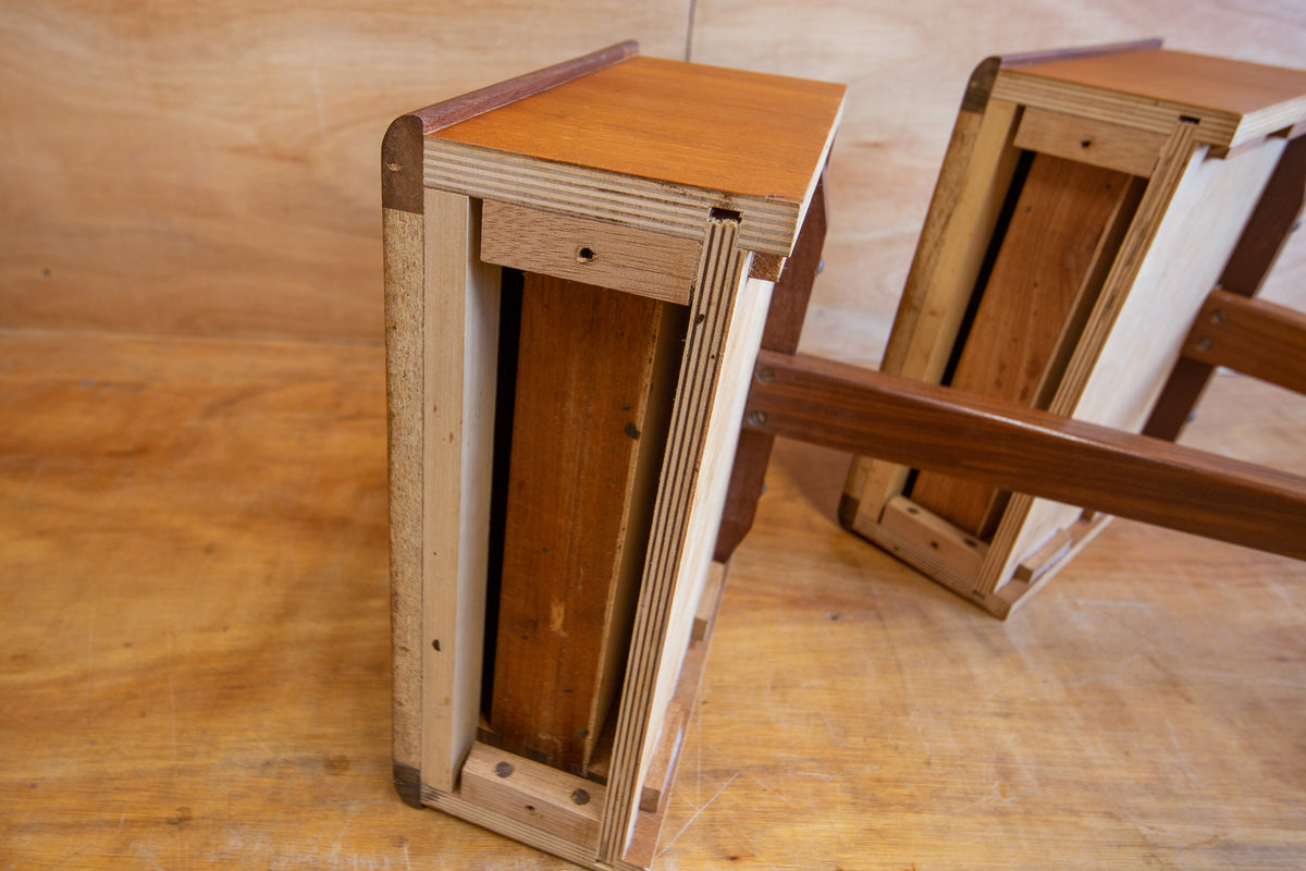 Vintage Homeworthy Teak Bedside Tables
