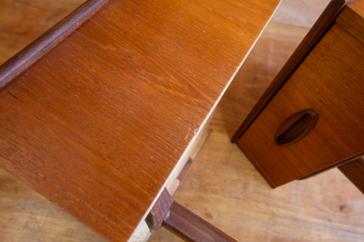 Vintage Homeworthy Teak Bedside Tables