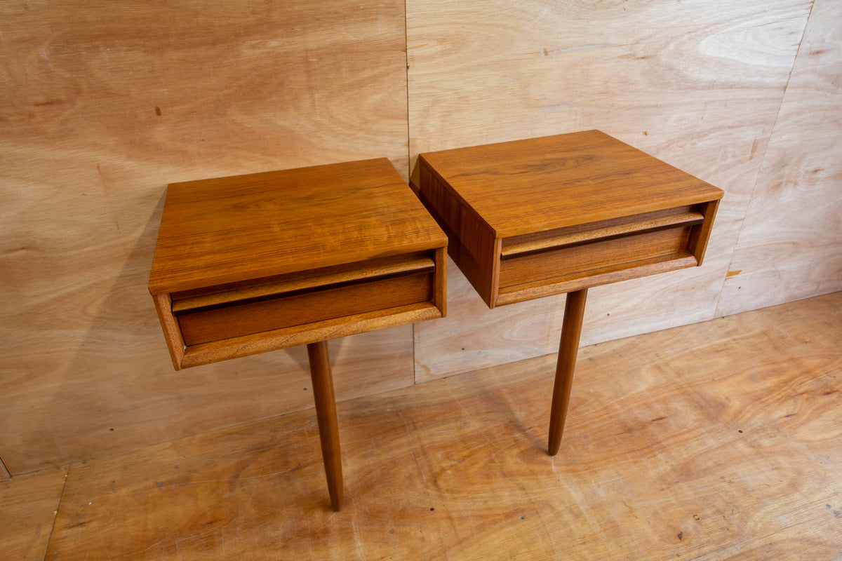 Vintage Austinsuite Teak Bedside Tables