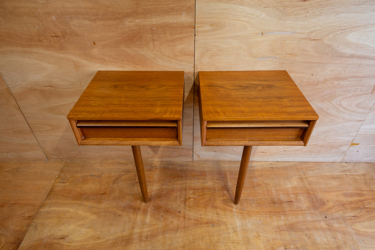 Vintage Austinsuite Teak Bedside Tables