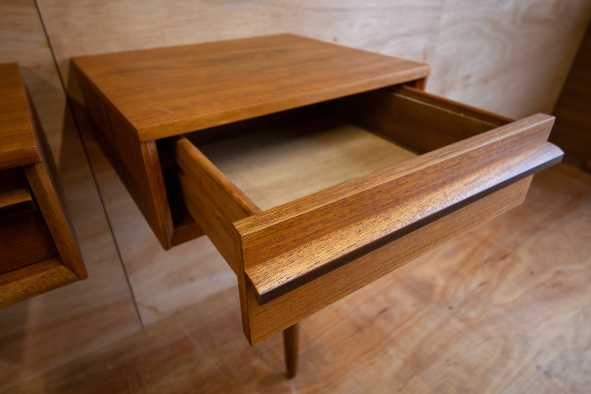 Vintage Austinsuite Teak Bedside Tables