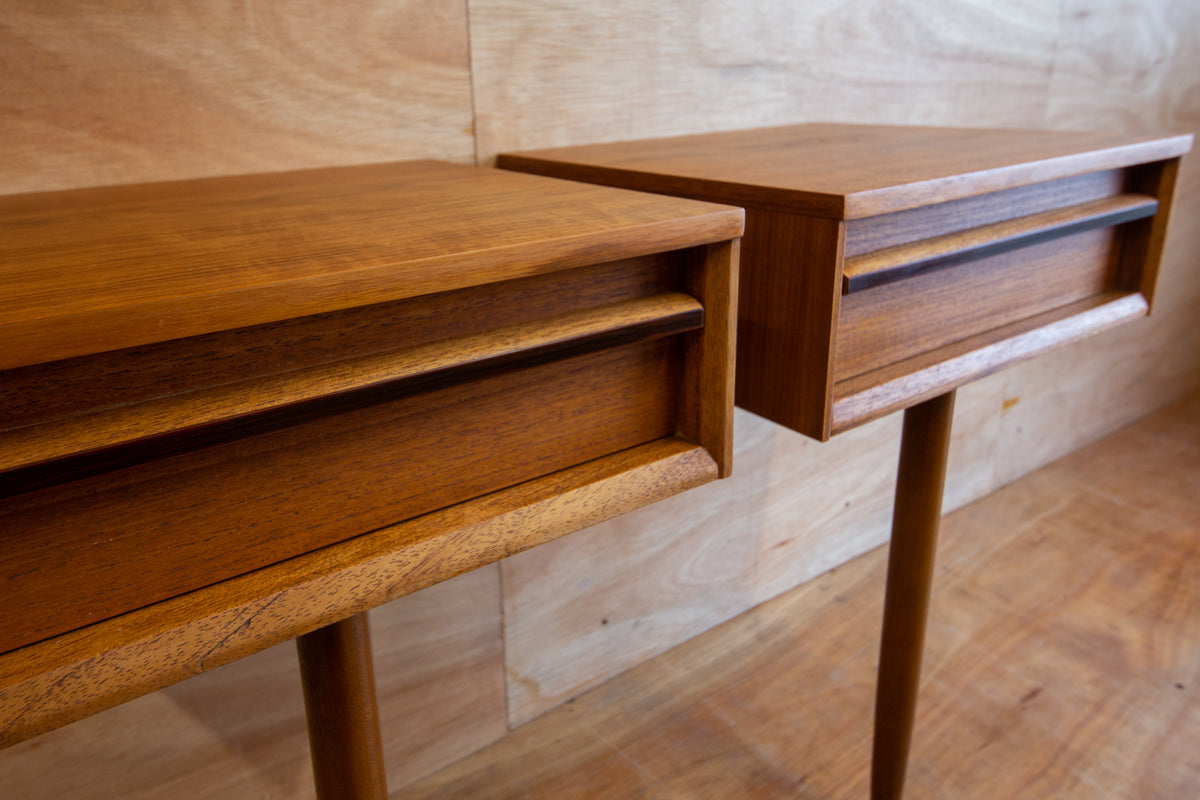 Vintage Austinsuite Teak Bedside Tables