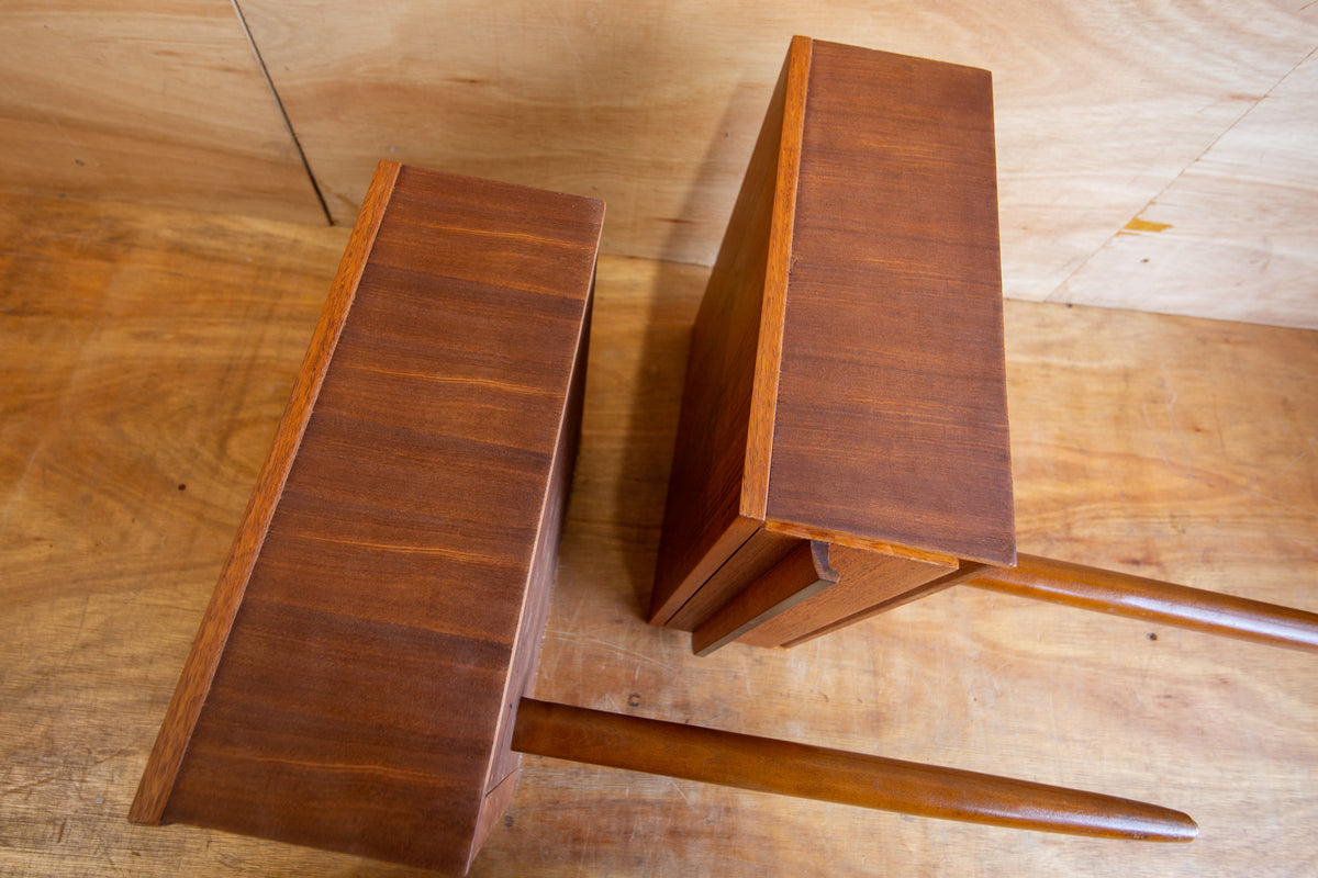 Vintage Austinsuite Teak Bedside Tables