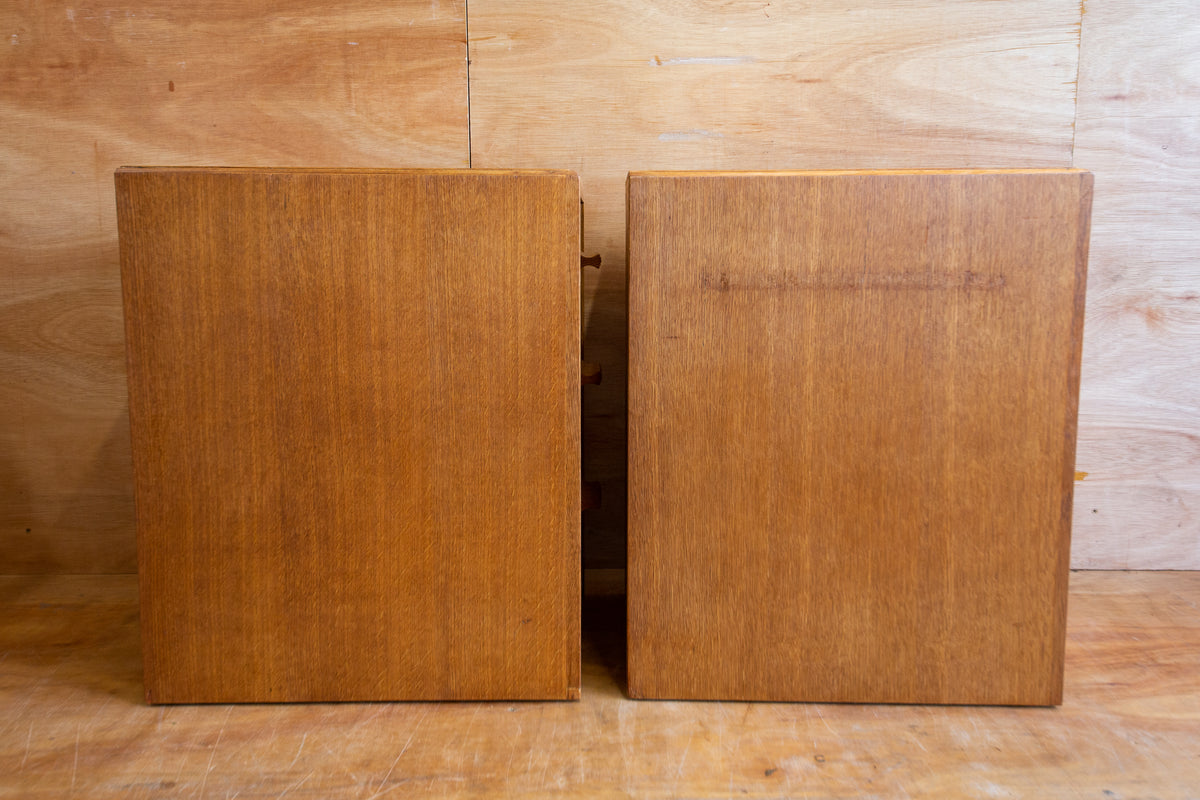 Art Deco Oak Bedside Drawers