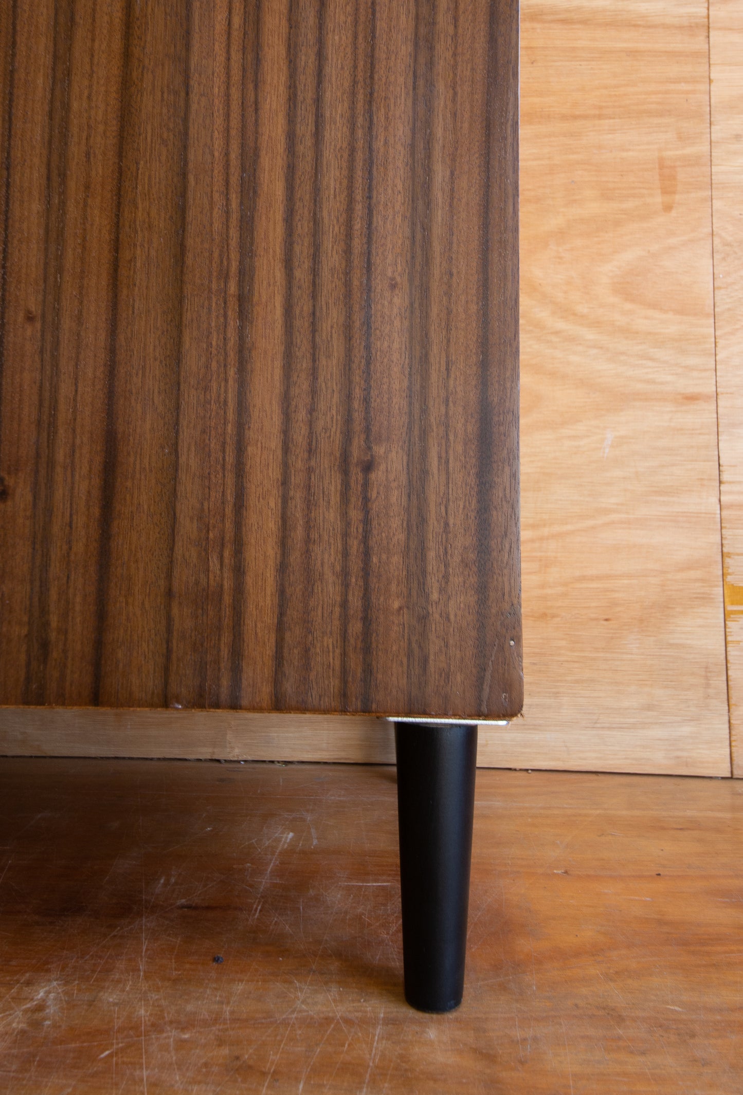 Vintage Stag Walnut Bedside Cabinets