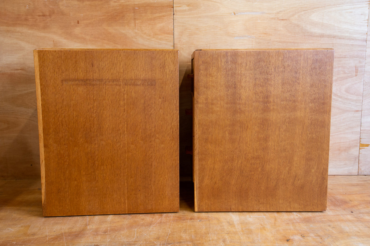 Art Deco Oak Bedside Drawers