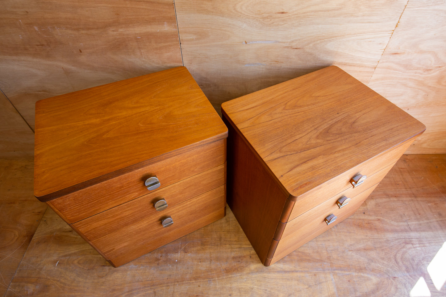 Vintage Stag Cantata Bedside Cabinets
