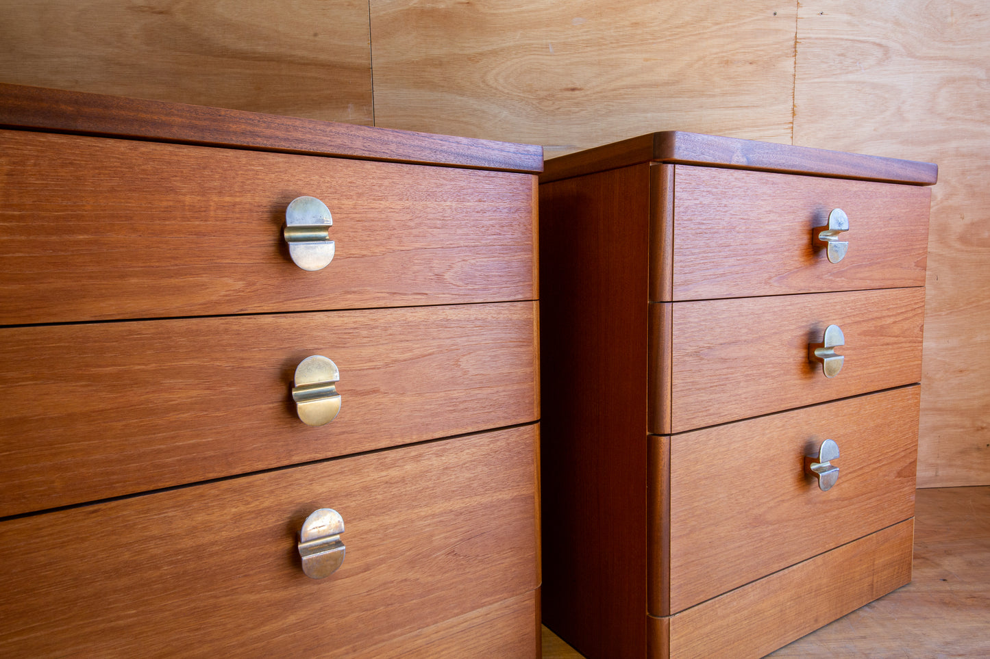 Vintage Stag Cantata Bedside Cabinets