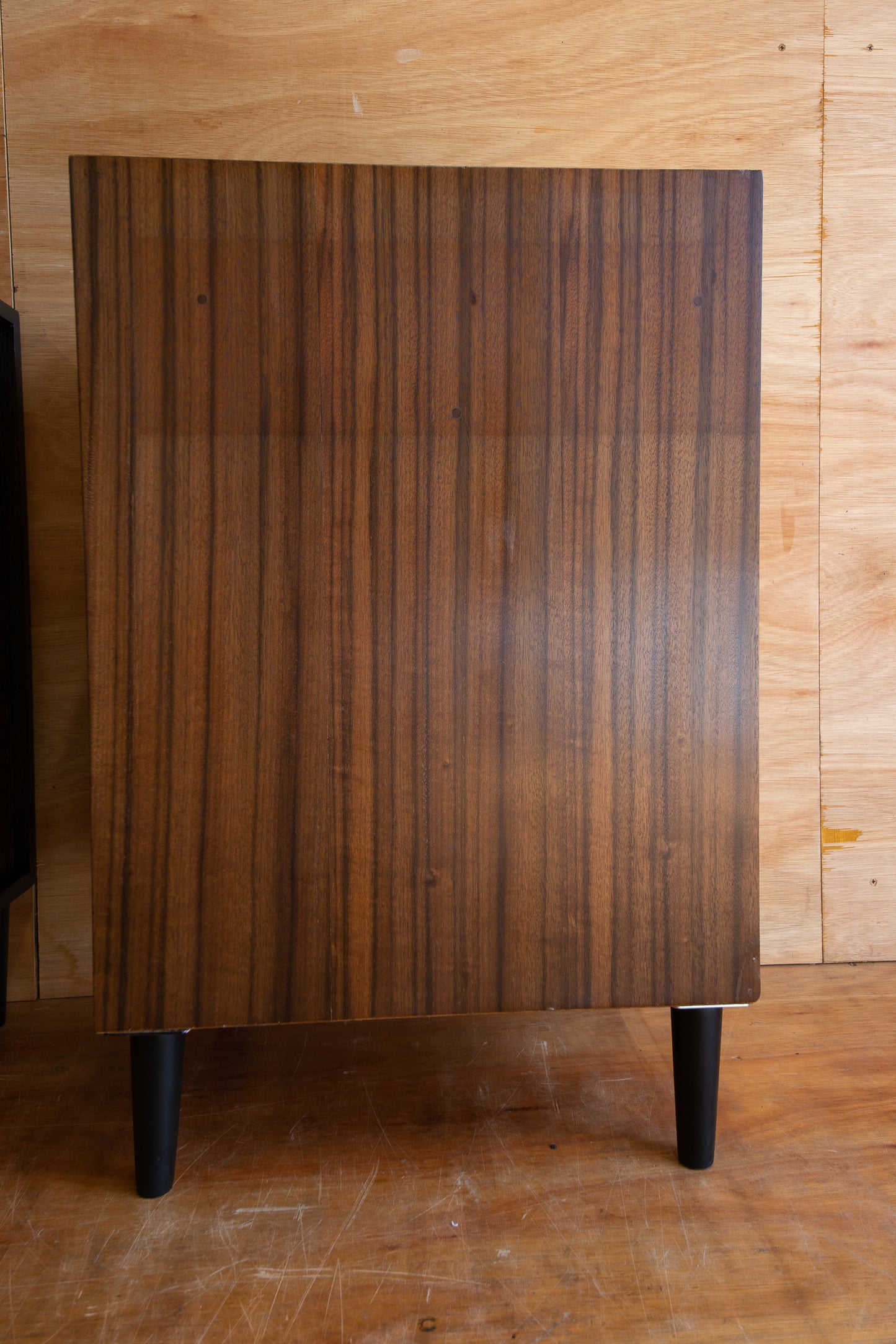 Vintage Stag Walnut Bedside Cabinets