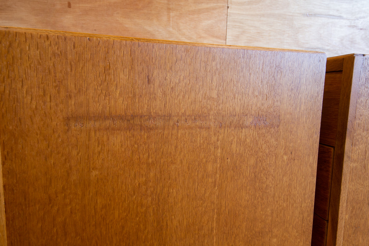 Art Deco Oak Bedside Drawers