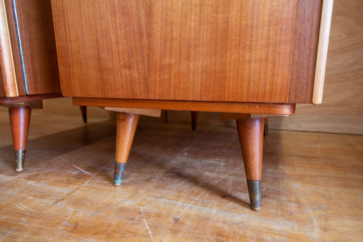 Vintage Teak Bedside Cabinets