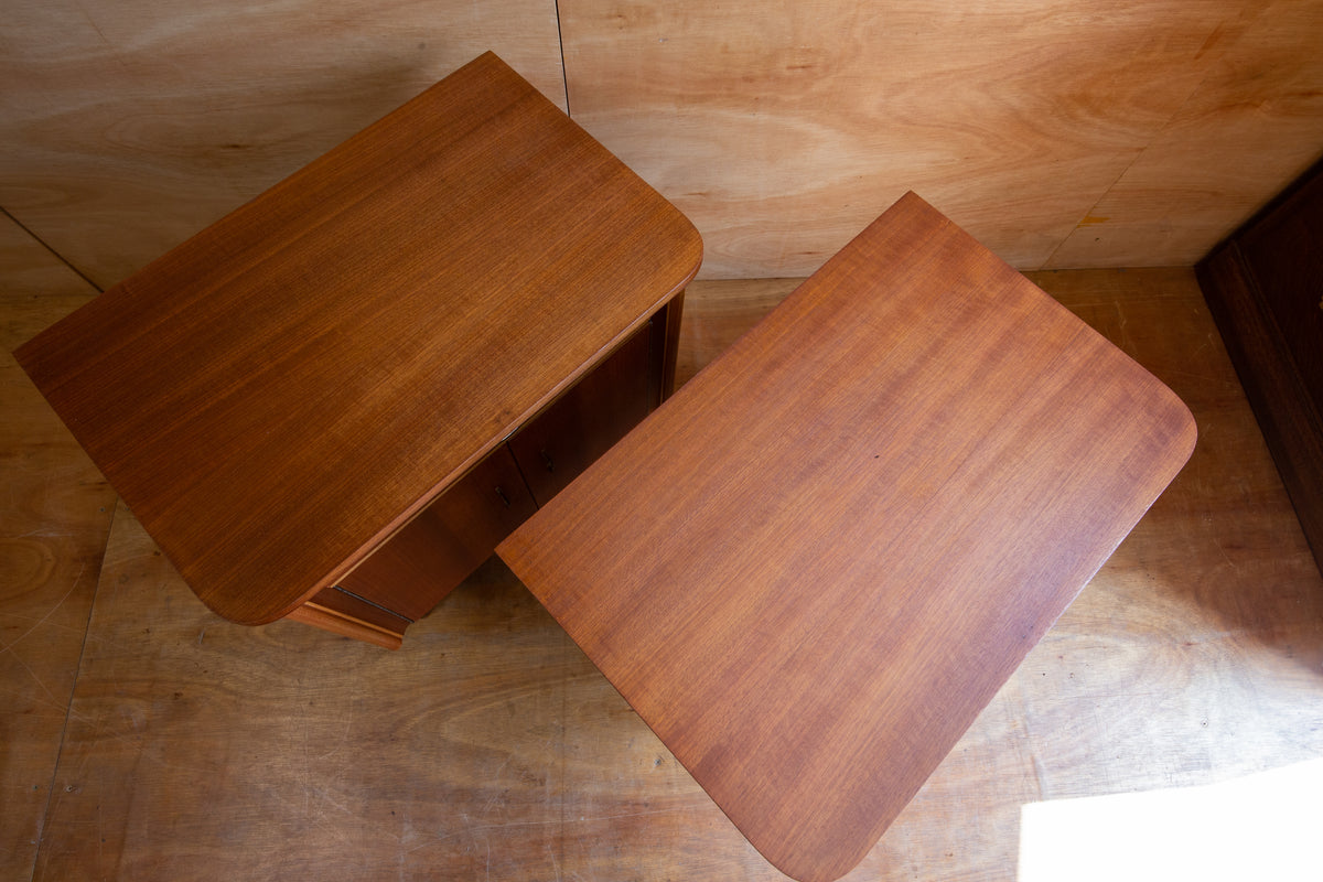 Vintage Teak Bedside Cabinets