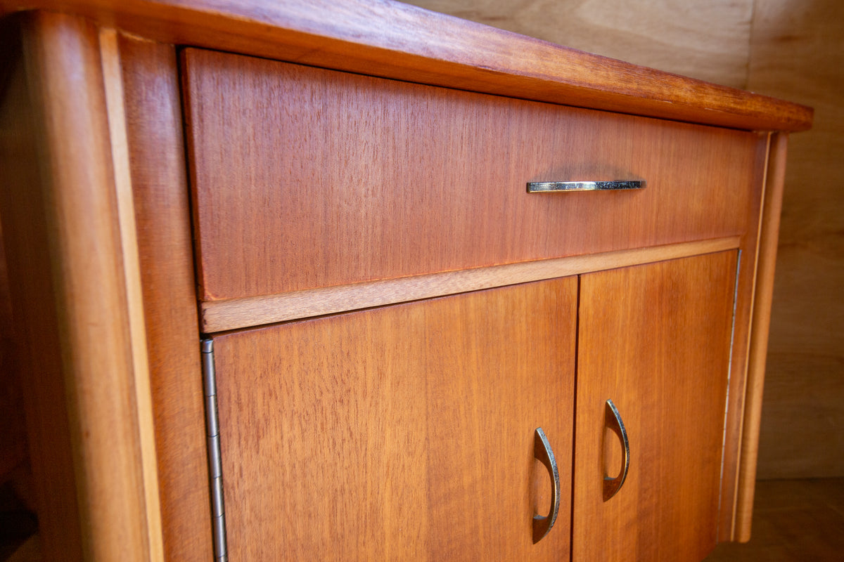 Vintage Teak Bedside Cabinets