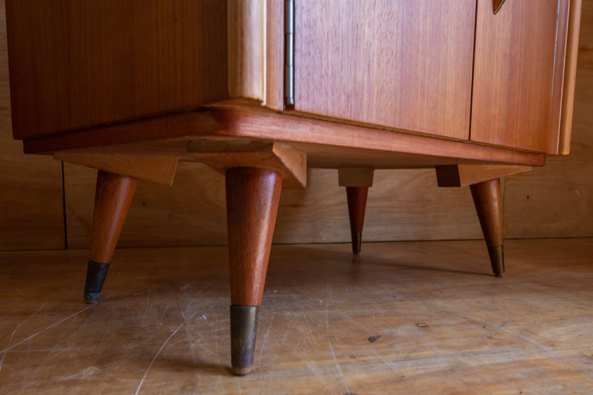 Vintage Teak Bedside Cabinets