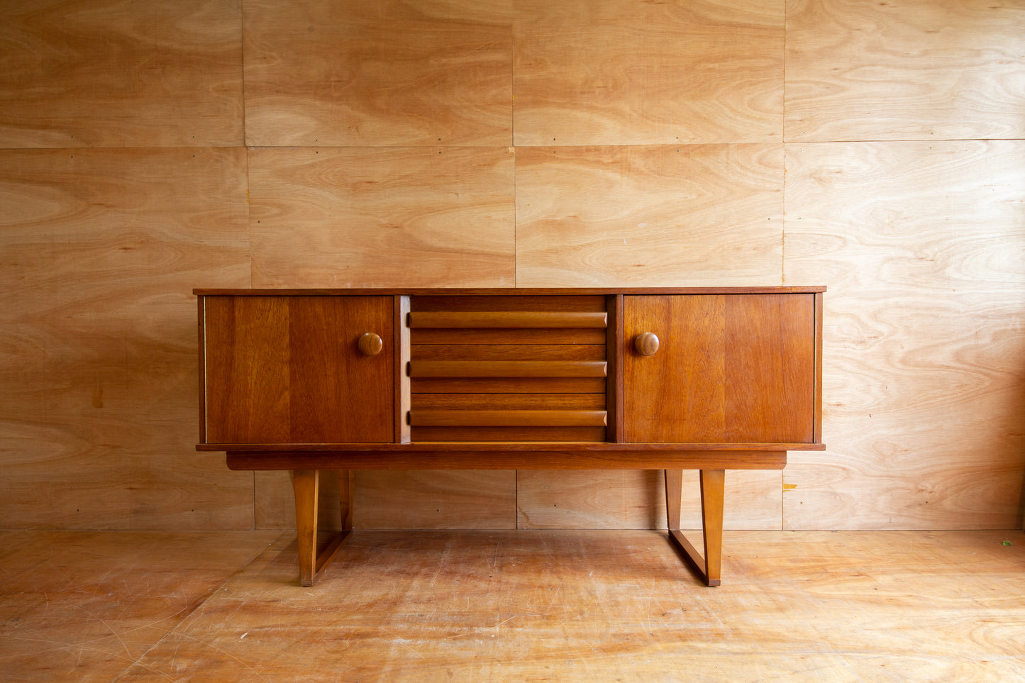 Vintage Teak Sideboard