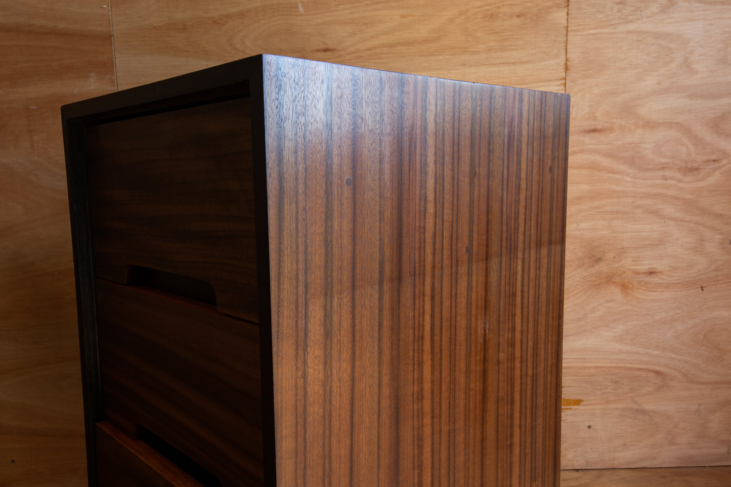 Vintage Stag Walnut Bedside Cabinets