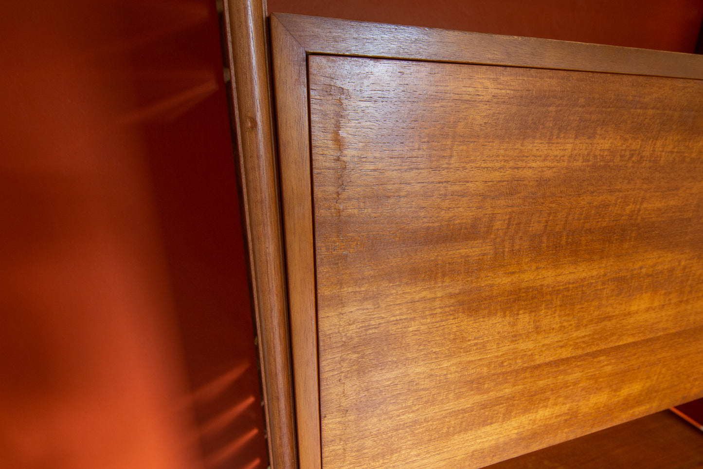 Ladderax Teak Shelving Wall Unit