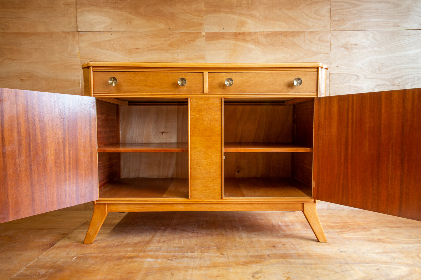 Vintage Oak Sideboard