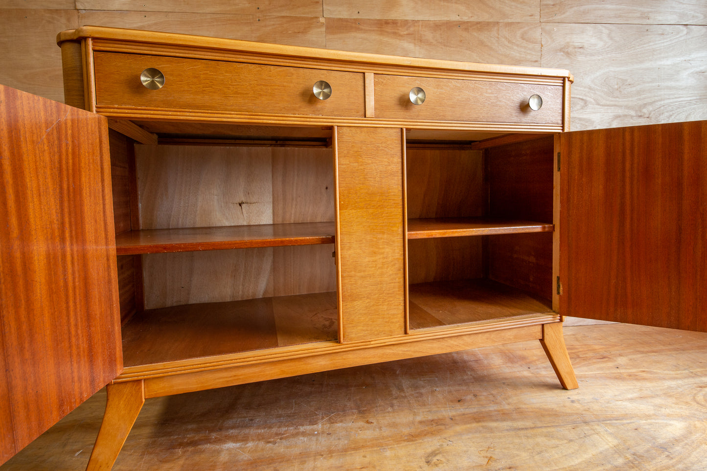 Vintage Oak Sideboard