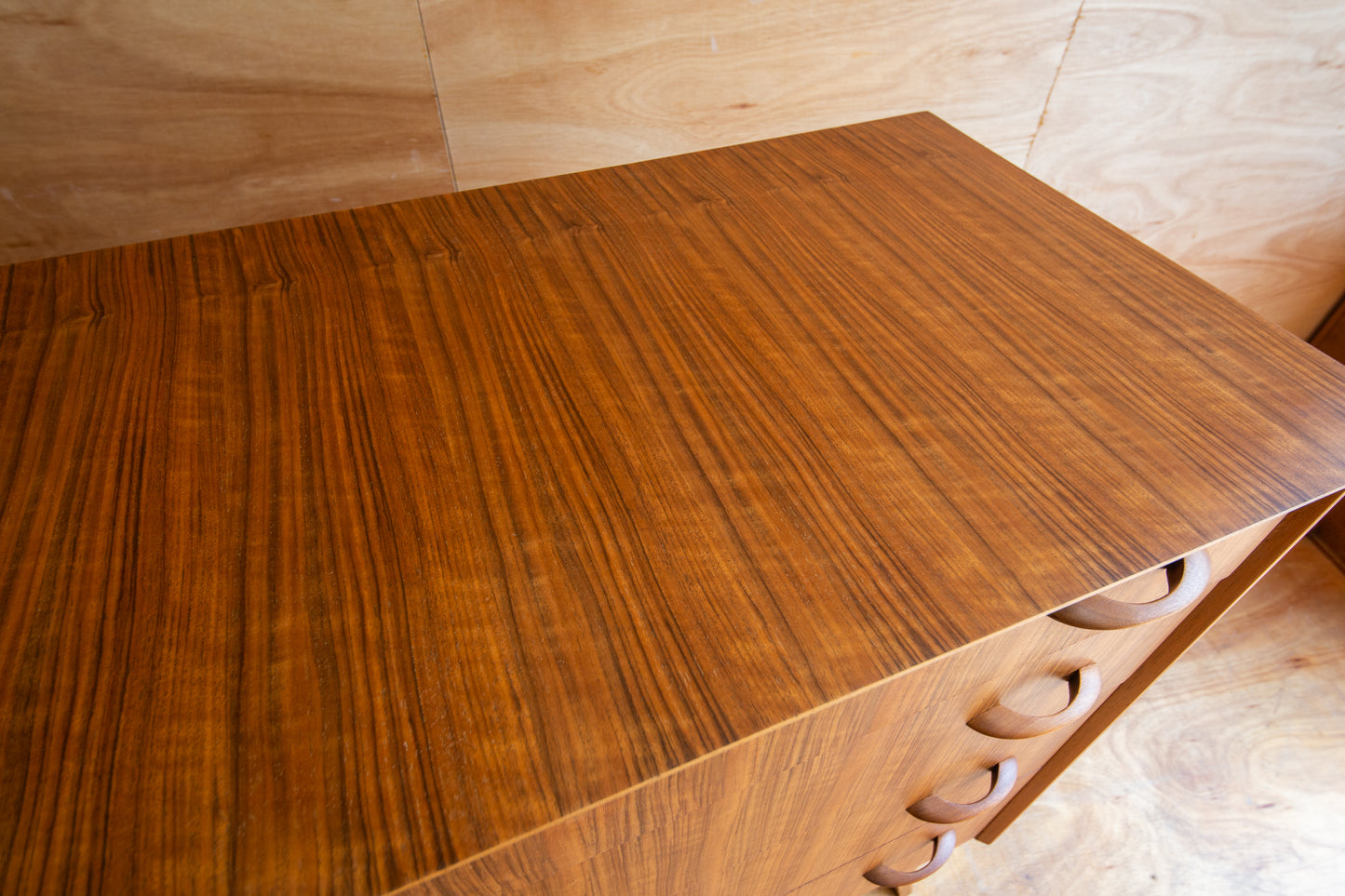 Vintage Wrighton Walnut Chest of Drawers