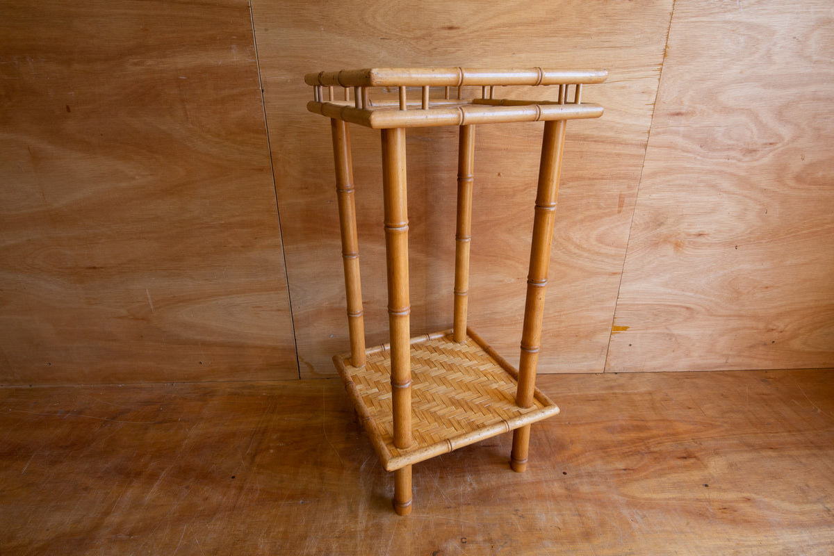 Vintage Bamboo Plant Stand
