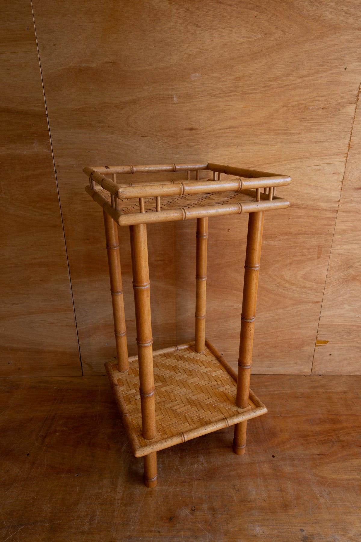 Vintage Bamboo Plant Stand