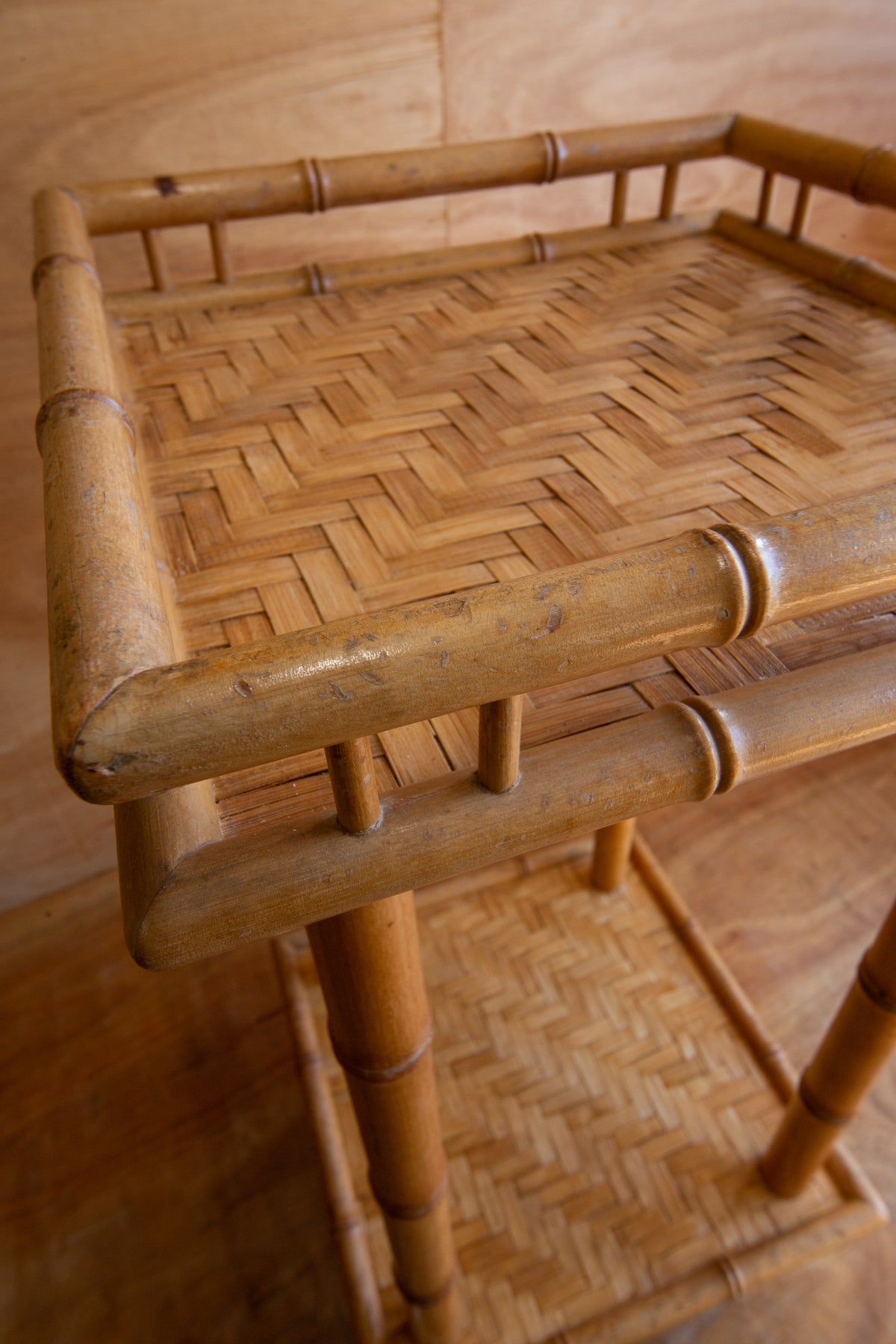 Vintage Bamboo Plant Stand