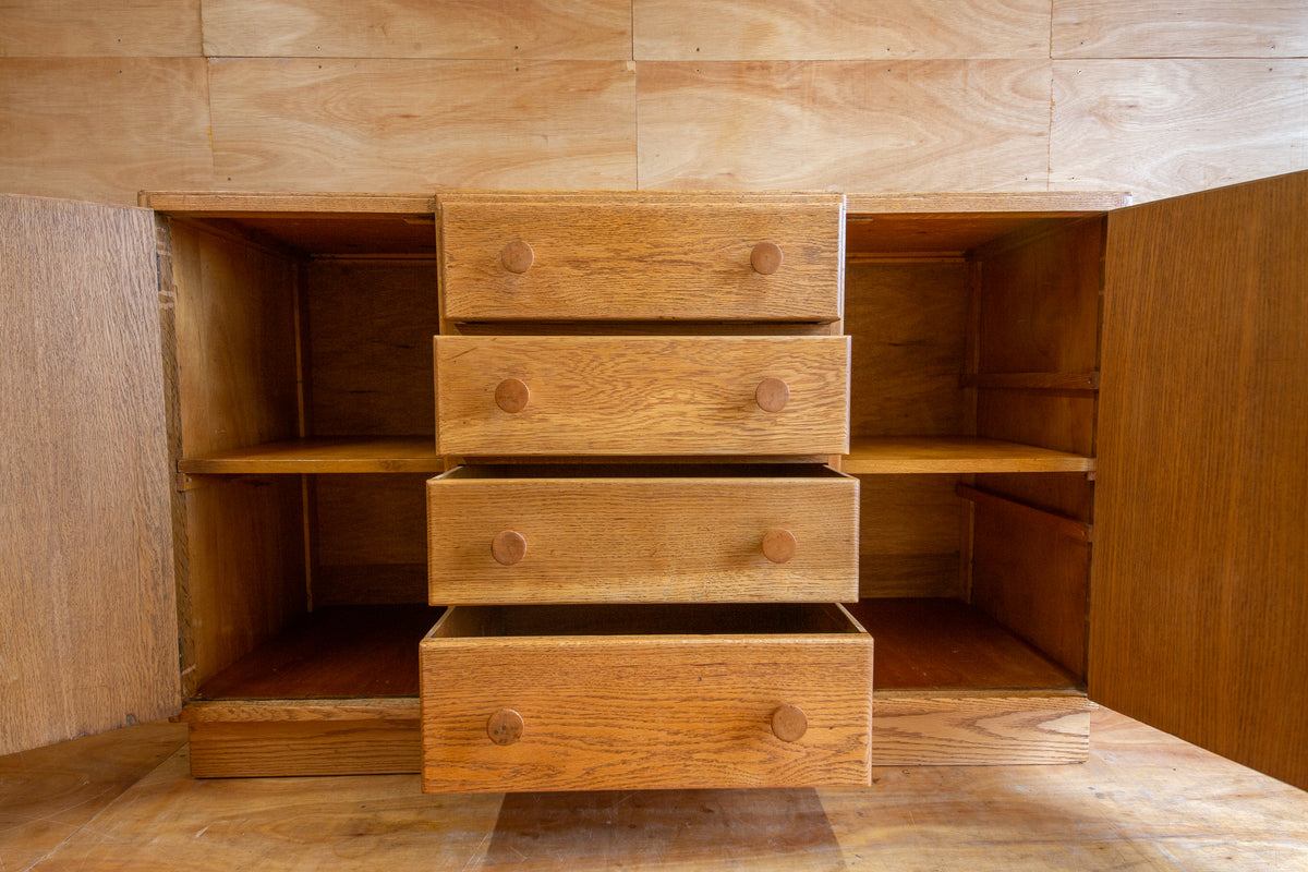 Vintage Oak Sideboard