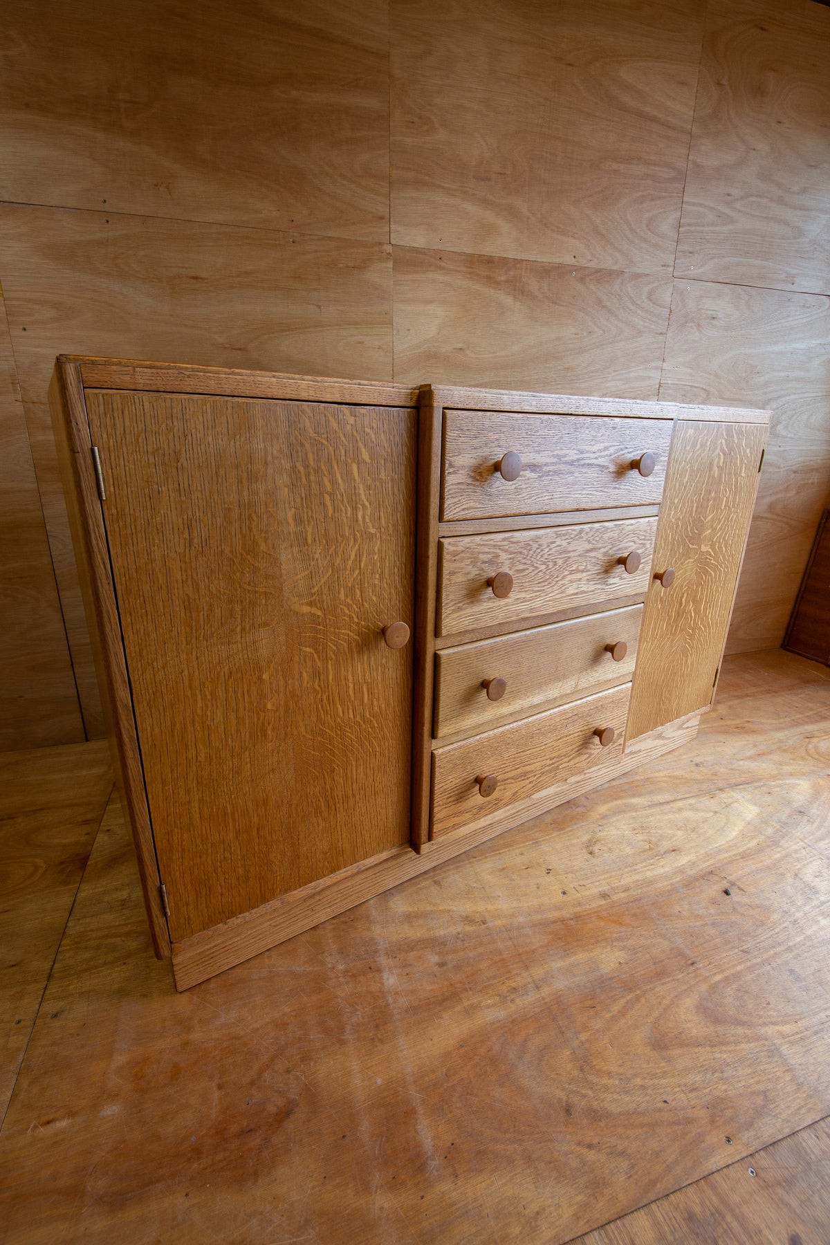 Vintage Oak Sideboard