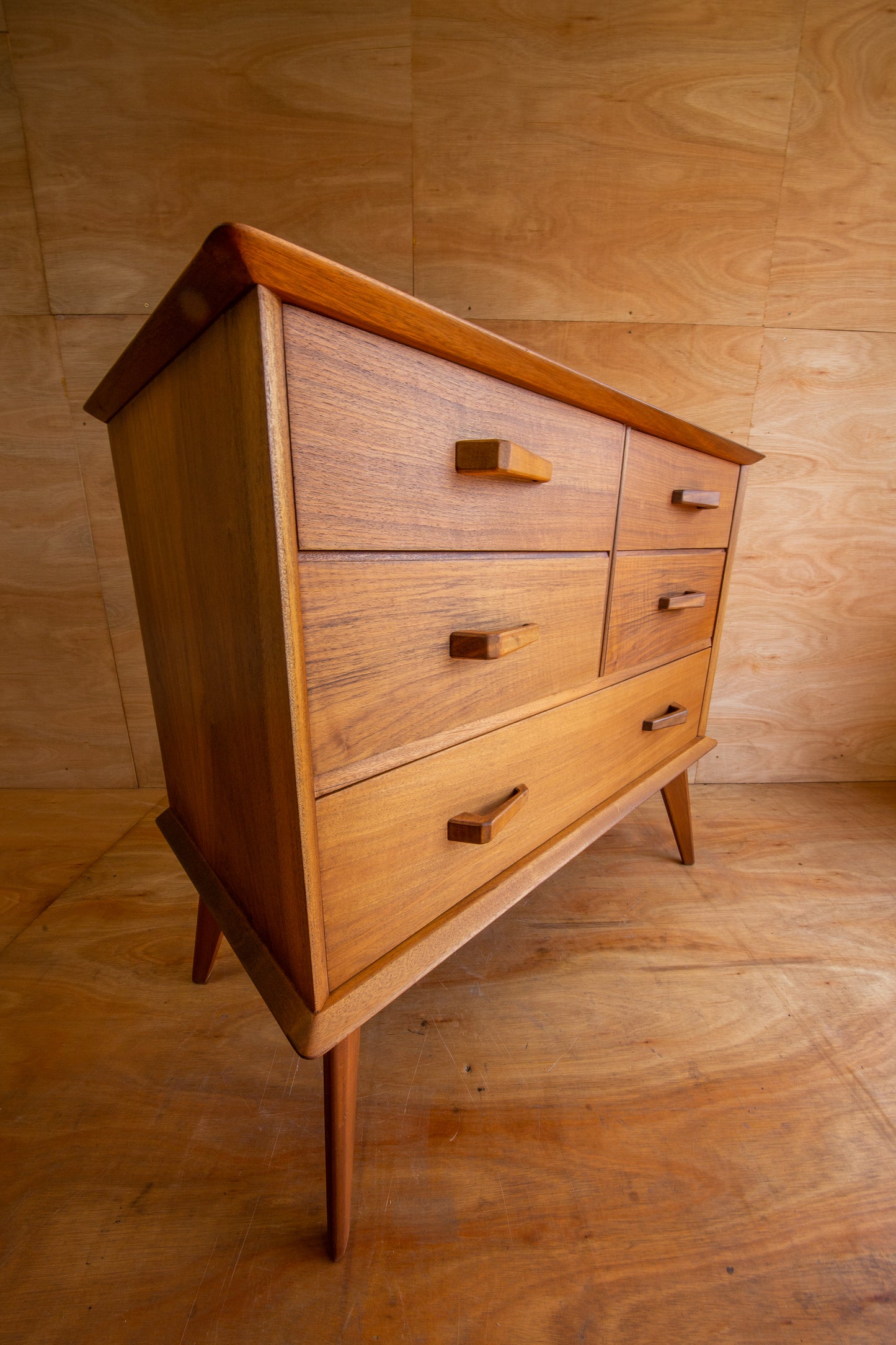 Vintage Younger Walnut Chest of Drawers