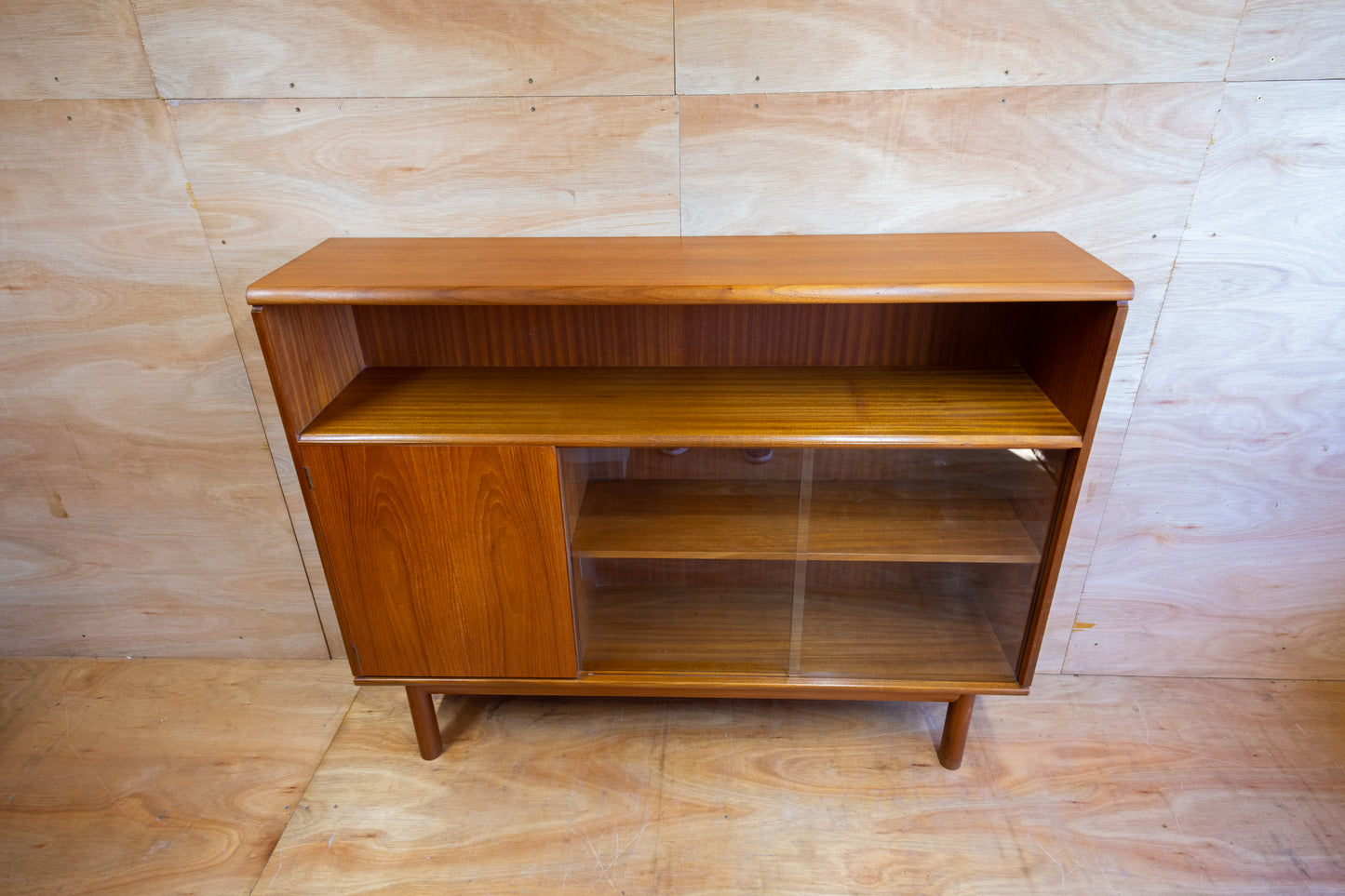 Vintage Mcintosh Teak Display Cabinet