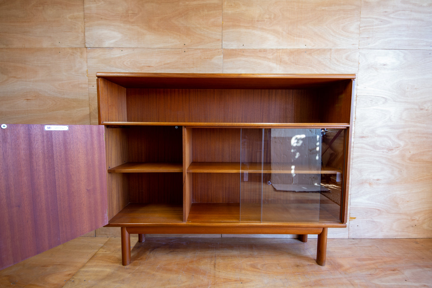 Vintage Mcintosh Teak Display Cabinet
