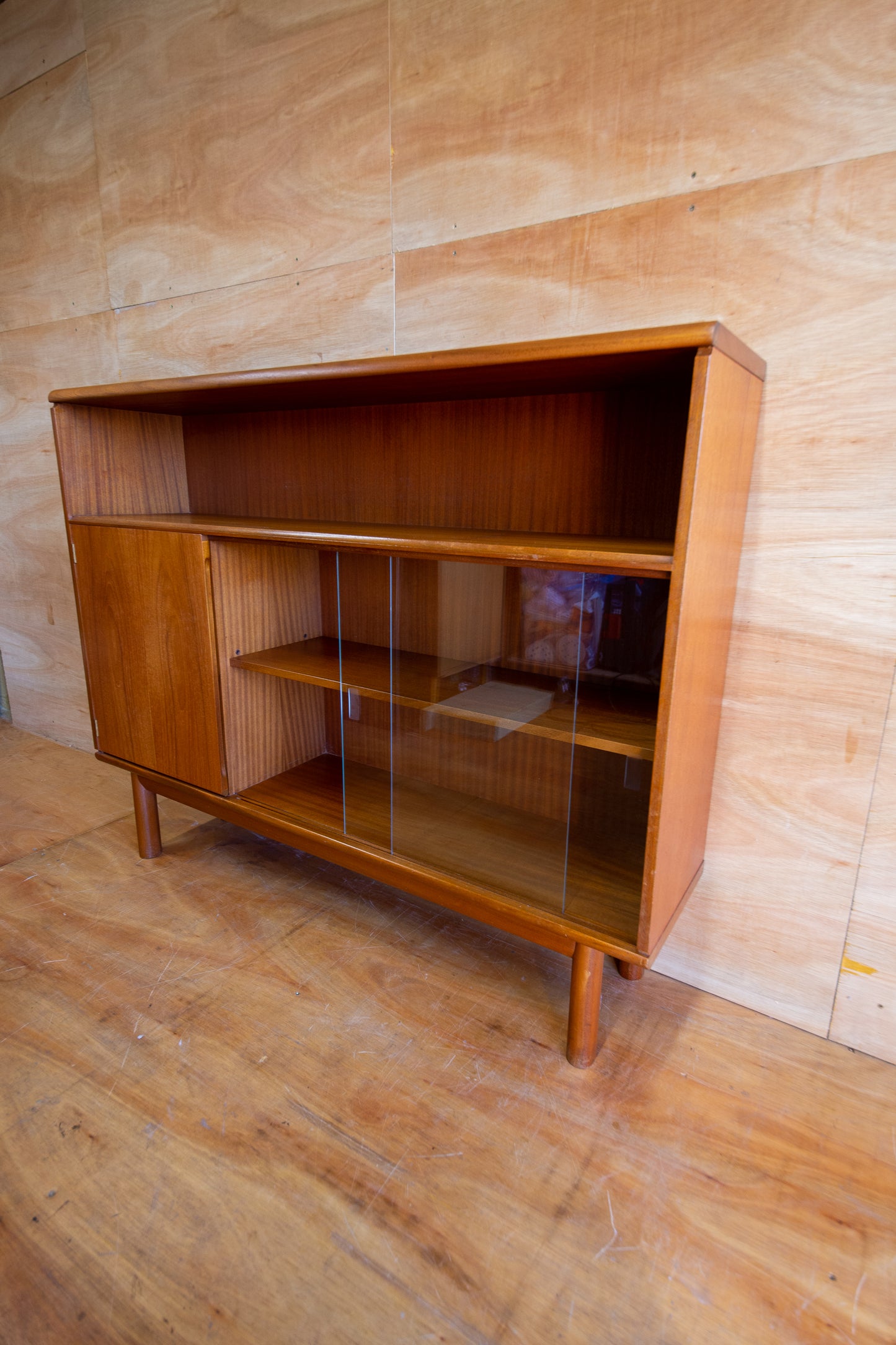 Vintage Mcintosh Teak Display Cabinet