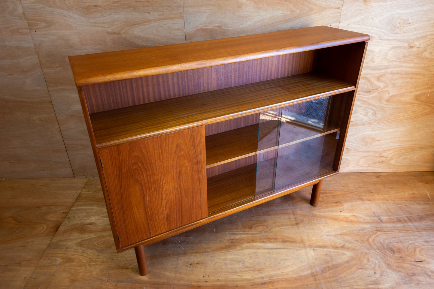 Vintage Mcintosh Teak Display Cabinet