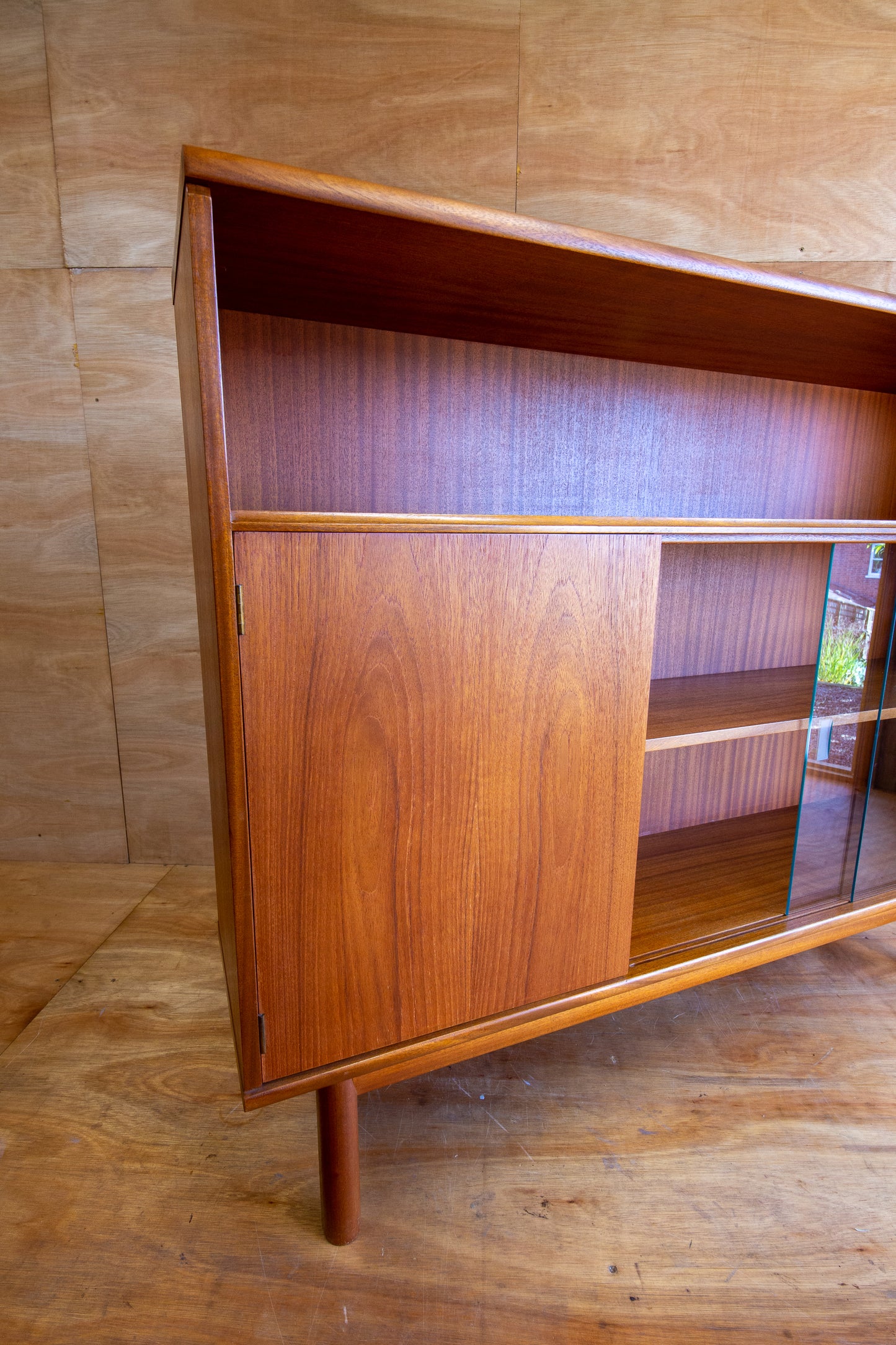 Vintage Mcintosh Teak Display Cabinet