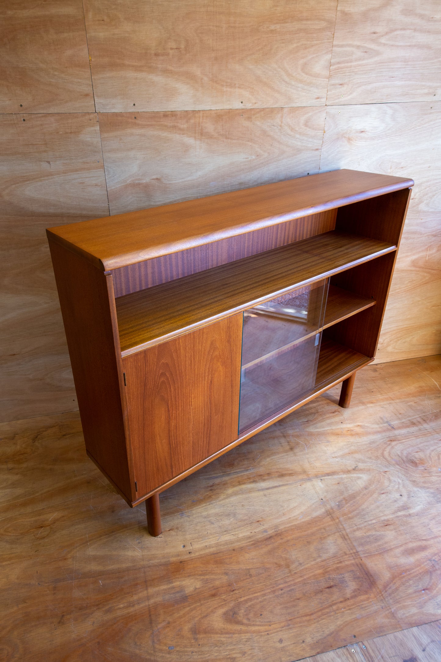 Vintage Mcintosh Teak Display Cabinet