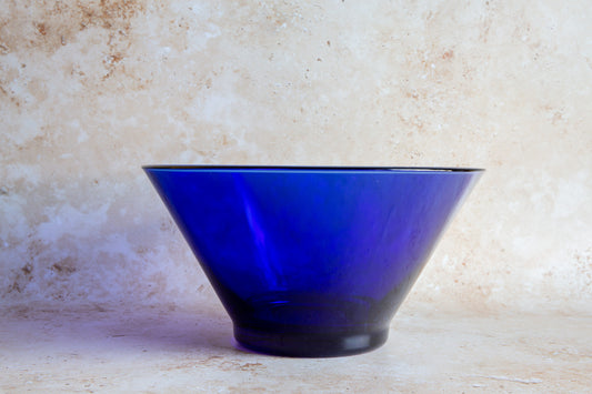 Vintage Bristol Blue Glass Bowl