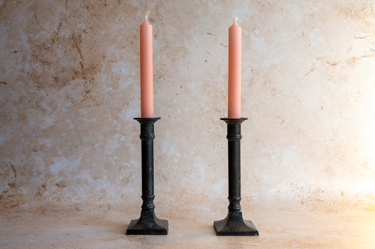 Pair of Antique Victorian Candlestick Holders
