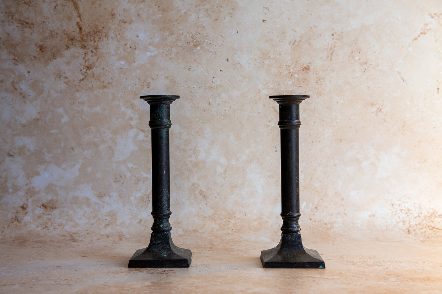 Pair of Antique Victorian Candlestick Holders