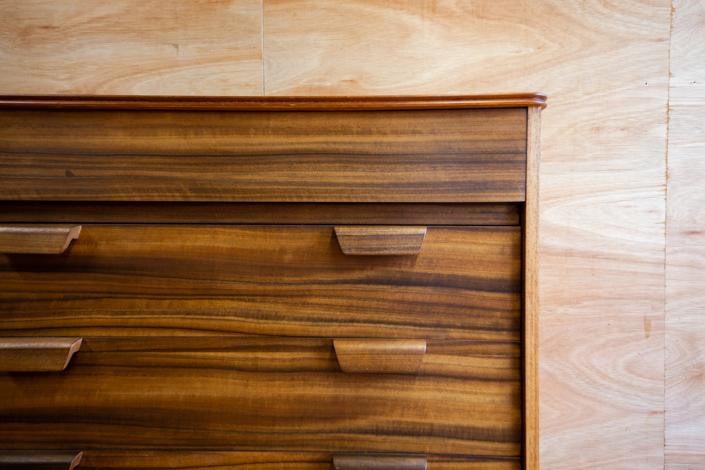 Vintage Uniflex Walnut Chest of Drawers