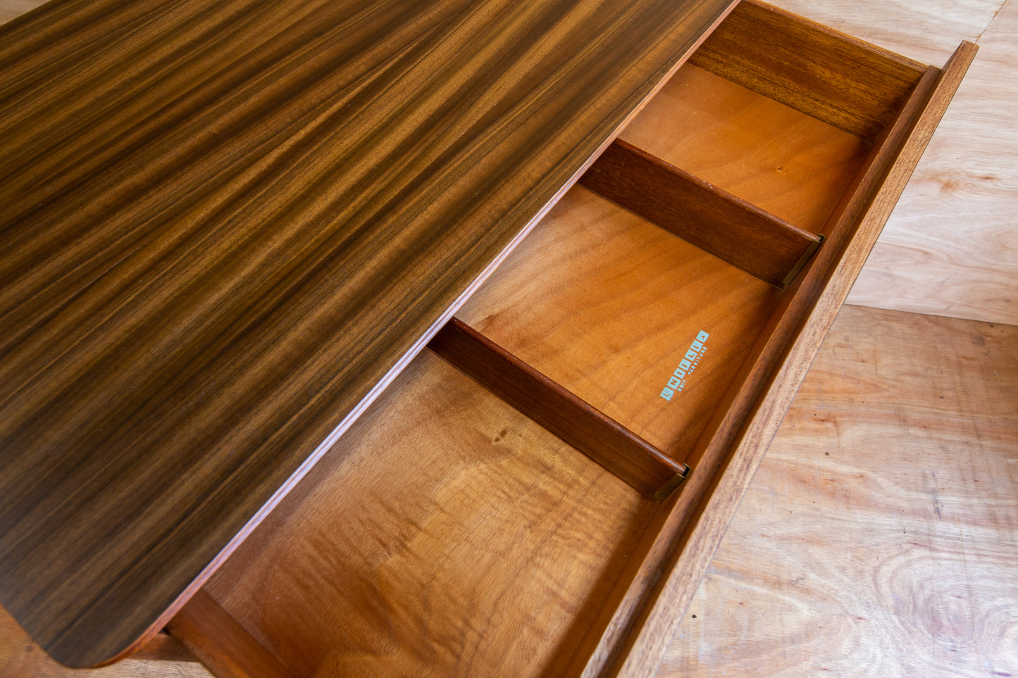 Vintage Uniflex Walnut Chest of Drawers
