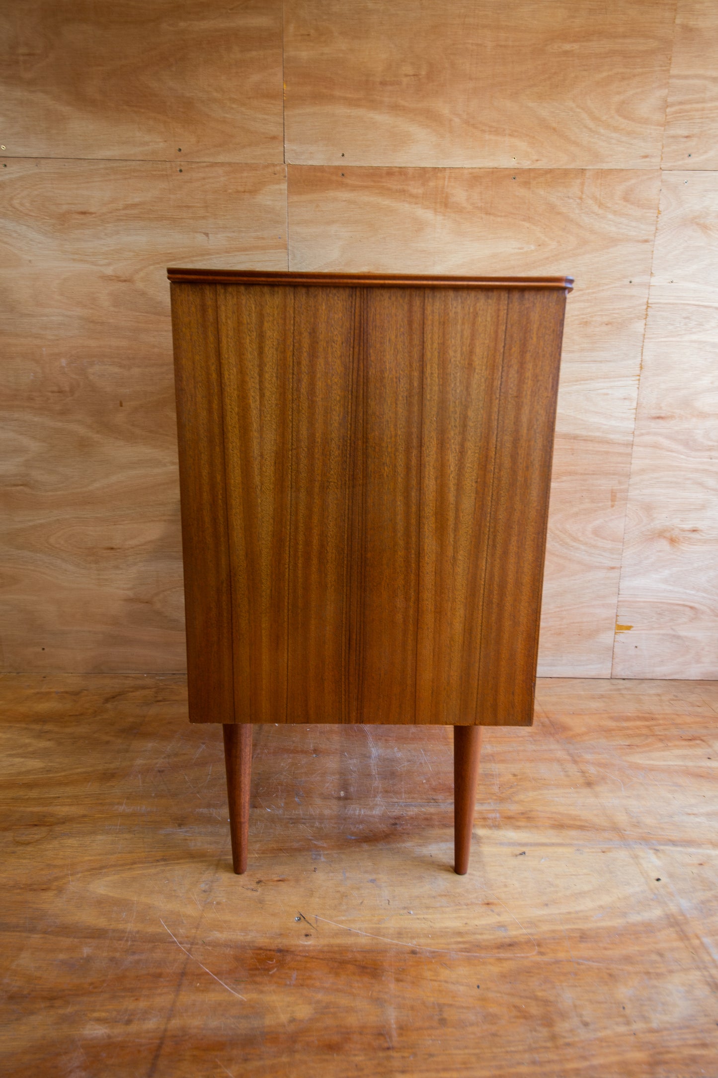 Vintage Uniflex Walnut Chest of Drawers