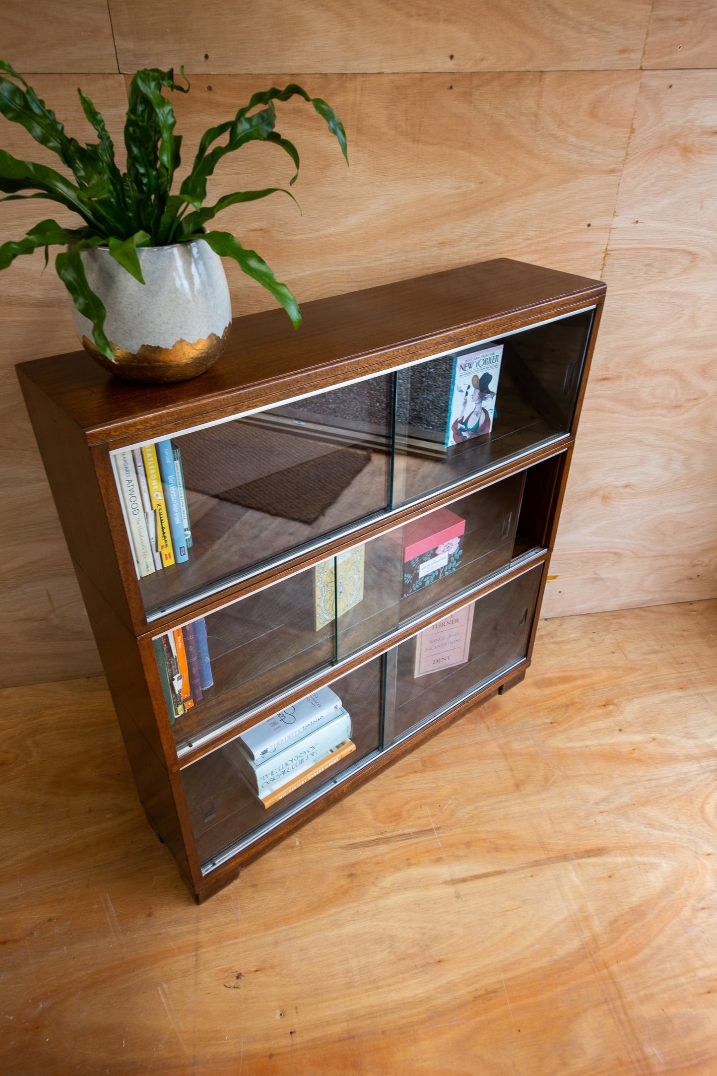 Vintage Minty Librarian's Bookcase